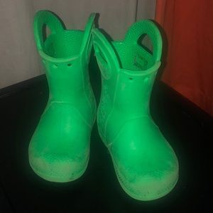 Green Crocs - Toddler Boot
